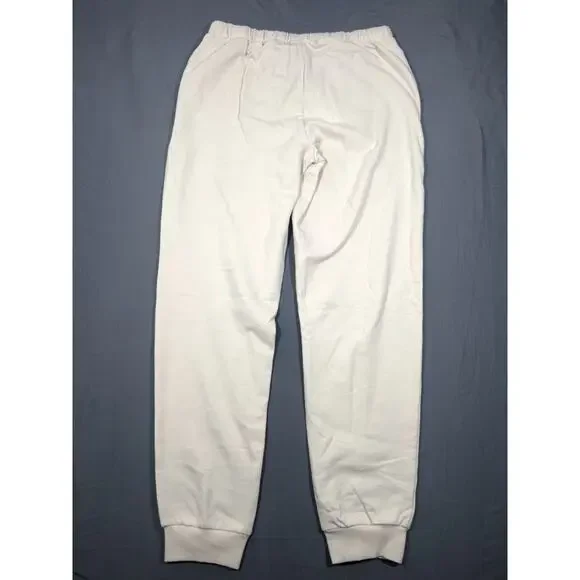 Keith Haring Jogger Lounge Pants Womens Small Cream Graphic Heart Sleepwear - Picture 2 of 9